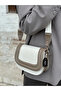 Fiona Model Linen Dark Mink Women's Hand and Shoulder Bag - 8