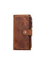 Genuine Leather Women's Wallet Bag with Strap, Phone Compartment, Card and Coin Compartments - Name Can Be Written - 7