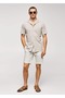 Bermudashorts aus Baumwolle mit Falten - 2