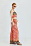 Pink Patterned Elastic Waist Trousers - 3