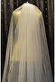Glittered Two Tiers Long Wedding Dress Veil with Comb 230 Cm - 6