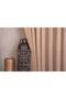 Etamine Succulent Tulle Curtain Brown 1-3 Frequent Batteries - 2