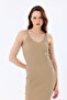v-neck Knit Dress