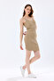 v-neck Knit Dress - 6