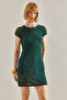 Women's Nefti Green Openwork Knitwear Dress 20246131 - 3