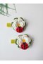 Ladybug's Daisy Love 2-Piece Clip Hair Clip with Yellow Gorgren Ribbon Detail