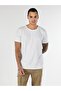 Regular Fit Crew Neck White Men's Short Sleeve T-Shirt Cl 1058580