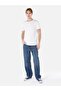 Regular Fit Crew Neck White Men's Short Sleeve T-Shirt Cl 1058580 - 6