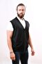 Men's Black Wool Knitwear Vest - 3