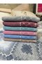 Set of 6 100% Cotton Colored Kitchen Hand Towels 30x50cm Dark Colors - 5