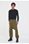 Button Detailed Modern Men's Shalwar Khaki - 2