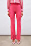 Slit Detailed Spanish Trousers - Fuchsia - 5