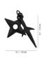 Naruto Kunai and Shuriken Combine Necklace - Black Color Minato Pendant Classic with Chain - 3