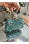 EVENING DRESS BAG TEKTAŞ TURQUOISE NATURAL STONE DOUBLE WAY - 2
