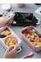 Stainless Steel Food Bowl Thermal Insulated 3-Layer Food Thermos Office Camping Lunchbox - 2