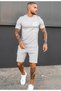 Smile Printed Shorts and T-Shirt Set, Trendy Fashion Summer Set