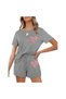 Shorts T-Shirt Set Printed - 2