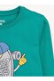 LCW Kids Crew Neck Printed Long Sleeve Boy Pajama Set - 3