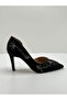 Karven 120504   Black Satin Evening Dress Shoes - 2