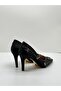 Karven 120504   Black Satin Evening Dress Shoes - 3