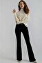 Yakamoz Stretch Fabric Flare Jeans High Waist Flare Jeans Shaping Extra Comfortable - 2