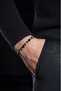 Certified Women Men Natural Stone Jade Stone Agate And Onix Unisex Gift Bijouterie Bracelet - 5