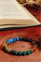 Certified Capricorn Natural Stone Bracelet for Women and Men Jasper, malachite, agate, amethyst Hematite 8mm - 9