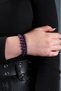 Certified Amethyst Set Natural Stone Women's & Men's Bracelet 8mm and 6mm - 6