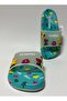 Wildflower Themed Non-Slip Plastic Pool Sea Bathroom Balcony Terrace Home and Street Slippers - 4