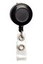 Yoyo ID Badge Holder with Keychain Pull Pullable Reel Rope Clip (BLACK)