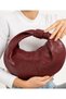 Black Braided Bag - Knot Detailed - 2