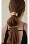 Women's Elastic Hair Tie Gold - 4