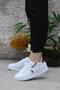 U.S. Polo Assn. Costa Wmn White Claret Red Original Product Sneaker Women's Shoes - 3