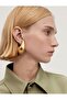 Women's Oversized Gold Bottega Earrings - 3