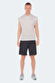 Ondina in Men's Sleeveless Beige T-Shirt - 7