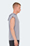 Ondina in Men's Sleeveless Gray T-Shirt - 4