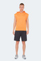 Ondina in Men's Sleeveless Orange T-Shirt - 7
