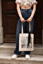 Paris Fashion Canvas Eiffel Printed Shoulder Bag