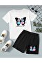 Unisex Printed Children's Shorts Set