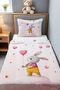 Heart Balloon Rabbit Patterned Pique Set (160x230cm) - 2