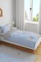 Blue Gray Space Patterned Single Baby Kids Bedding Set - 2
