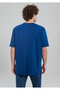 Jeans Printed Navy Blue T-Shirt Loose Fit / Loose Relaxed Fit0612008-70721 - 4