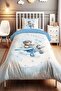 Cute Teddy Bear Pilot Patterned Single Baby Kids Bedding Set
