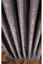 ستارة خلفية ناعمة ذات ثنيات بلون رمادي داكن من Crown، ثنيات متناثرة 1/2، جناح واحد - 5