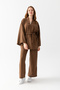 Zen Elegance Women's Kimono Set - Wide Leg Linen Textured Top and Bottom Summer Set