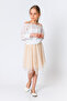 Girl's Asymmetrical Tulle Skirt - 2