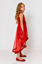 Girl's Sequined Sleeveless Zippered Evening Dress - 6