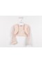 Girl's Tulle Sleeve Detailed Bolero - 2
