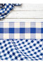 160x170 Cm Sax Large Square Pattern Gingham Tablecloth, Table Cloth, Picnic Cloth - 3