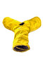 Three-Way Foldable Velvet Cat Tunnel (Yellow) - 2